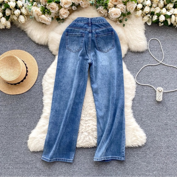 Skyline High Rise Rigid Denim Jeans | Size S - L - Picture 2 of 8